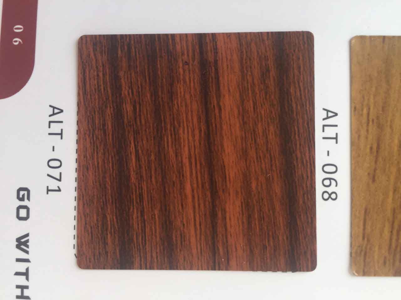 طرح چوب ورق آلومینیوم آلوتک