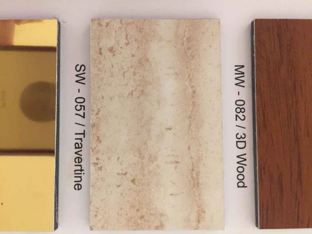طرح سنگ ورق آلومینیوم آلومکس