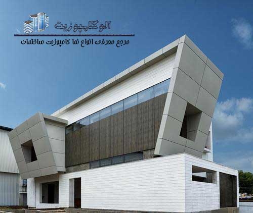 کامپوزیت ویلا و انواع نمای طرح دار