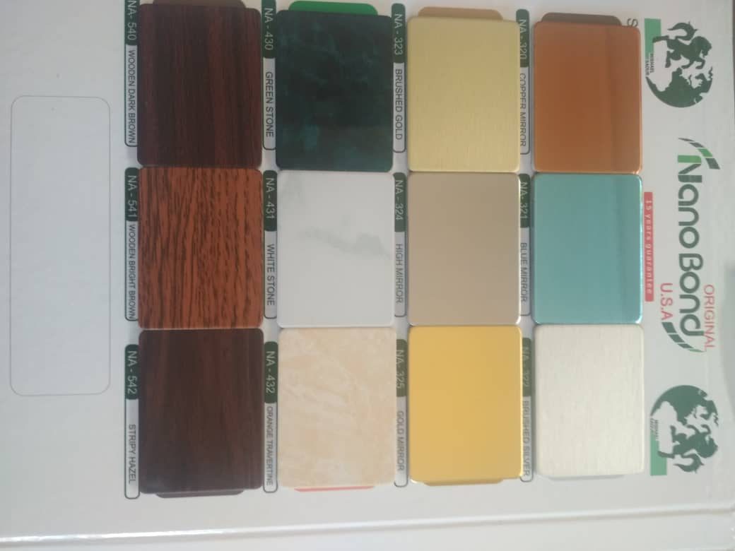طرح های سنگ و چوب ورق آلومینیوم کامپوزیت
